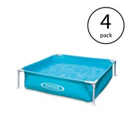 Intex 57173EP 4ft x 12in Mini Frame Kiddie Beginner Frame Swimming Pool, Blue 78257306299 | eBay