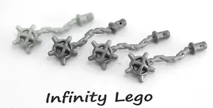 4 LEGO Mix Plata Mayal Nexo Caballero Castillo Ninjago Arma (59232 93787) 4 Piezas - Imagen 1 de 2