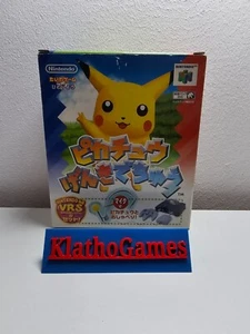 Nintendo 64 - Pikachu Genki Dechuu / Hey You Pikachu EMBALAJE ORIGINAL (importación japonesa) X934 - Imagen 1 de 5