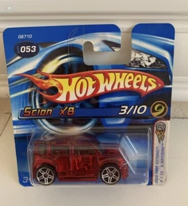 Hot Wheels Scion XB Short Card X-Raycers 2005 First Editions Series #53 Red - Picture 1 of 2