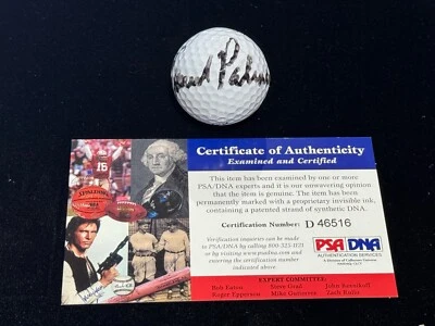 Arnold Palmer "4x Masters Champ HOF" Autographed Signed Auto Golf Ball PSA Rare! - Image 1 of 4