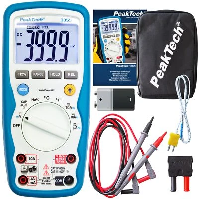 3355 Digital Multimeter Wasserdicht IP67 - Hochpräziser Spannungsmesser 4000 ... - Bild 1 von 4