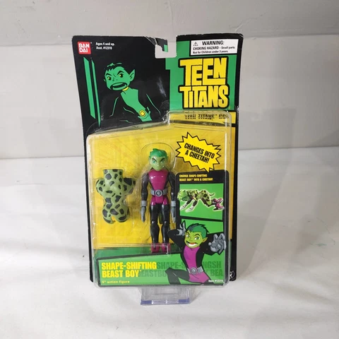 Teen Titans Shape Shifting Beast Boy Figure Changes Into A Cheetah Cover