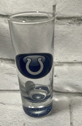 NFL Indianapolis Colts Football 2oz Logo Shot Glass -4.25” Cover