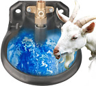 Goat Waterer, Sheep Water Bowls Livestock Water Bowl with Copper Valve, Automati