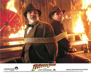 INDIANA JONES & the LAST CRUSADE lobby card #1  SEAN CONNERY, HARRISON FORD - Picture 1 of 1