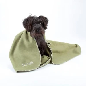 Mantas de lana para perros manta para mascotas suave cachorro manta cálida lavable verde caqui - Imagen 1 de 4