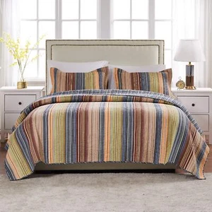 Greenland Home Katy Quilt Set Full/Queen Multicolor - Picture 1 of 5