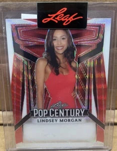 2023 Leaf Pop Century Proof Red Lindsey Morgan 1/1 - Picture 1 of 2