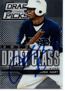 Josh Hart Baltimore Orioles 2013 Panini Prizm Draft Class Signed Card - Picture 1 of 1