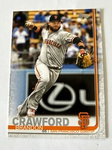 SF Giants 2019 Topps Brandon Crawford #53 - Picture 1 of 2