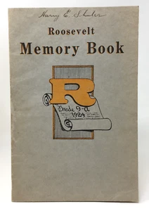 Libro de Memoria Roosevelt 1924 Grado 9A Wichita Kansas Escuela Intermedia Theodore - Imagen 1 de 6