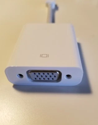 Genuine Apple Mini DisplayPort To VGA Adapter Cable A1307 Microsoft Surface Dell - Image 1 of 4