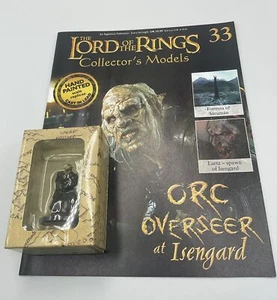 Eaglemoss Lord Of The Rings Lead Figure & Magazine #33 Orc Overseer At Isengard - Picture 1 of 9
