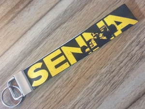 Ayrton Senna  F1 FORMULA 1 RACING MOTOR OIL ADVERT SHELL CAR Keyring Key Fob - Picture 1 of 1