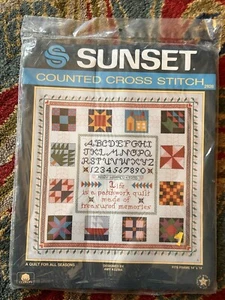 Sunset "A Quilt for All Seasons" Counted Cross Stitch Kit Unopened - Picture 1 of 2
