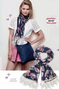 Avon Connie Floral Scarf BRAND NEW & SEALED 100% Polyester - Picture 1 of 3