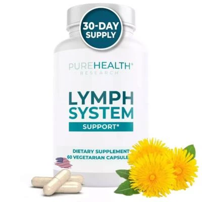 PUREHEALTH RESEARCH LYMPH SYSTEM SUPPORT 30-DAY SUPPLY 60PCS IMMUSE IMPROV F7N8