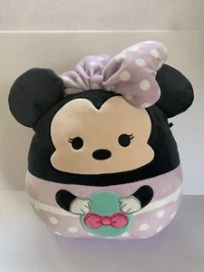 SQUISHMALLOW DISNEY MINNIE MOUSE PURPLE EGG 10'' PLUSH PRE OWNED - Picture 1 of 8
