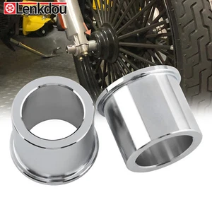 Par de reductores de cojinete de rueda espaciador reductor de eje de 1"-3/4" para Harley Dyna Softail - Imagen 1 de 8