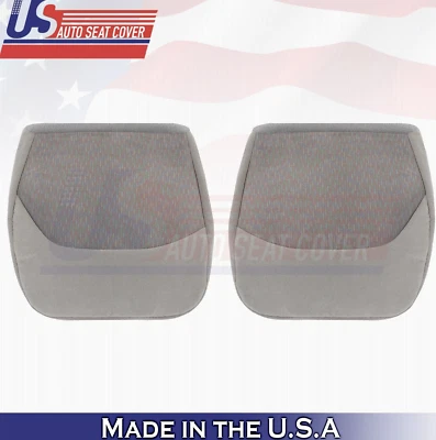 1996 1997 For Ford F150 F250 F350 XLT Driver Passenger Bottom Cloth Covers Gray - Image 1 of 4