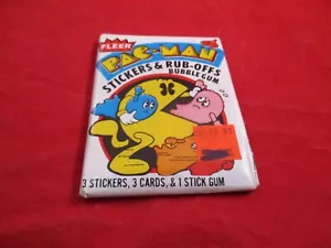 Pac-Man Fleer Vintage 1980 Trading Card Pack **NEW** Retro - Picture 1 of 4