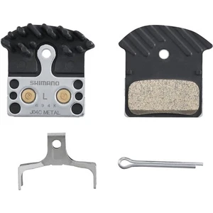 Pastillas de freno de disco Shimano J04C sinterizadas con aletas M9000 XTR M8000 XT M985 M666 - Imagen 1 de 1