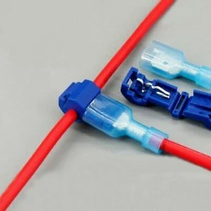 Quick Splice Wire Crimp Terminal Electrical Lock Cable Snap Automotive Connector - Picture 1 of 6