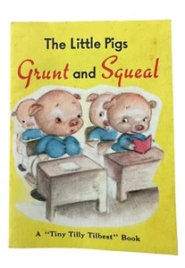 Vintage Tiny Tilly Tilbest Foods Book The Little Pigs Grunt & Squeal Quick Mix - Picture 1 of 3