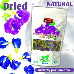 Best 100% ORGANIC Dried Butterfly Pea Flower 30g -Natural Antioxidants-No GMO - Picture 1 of 10