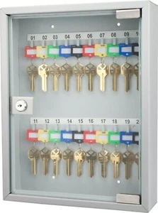 Barska 20 Position Key Cabinet with Glass Door CB12952 - Picture 1 of 4