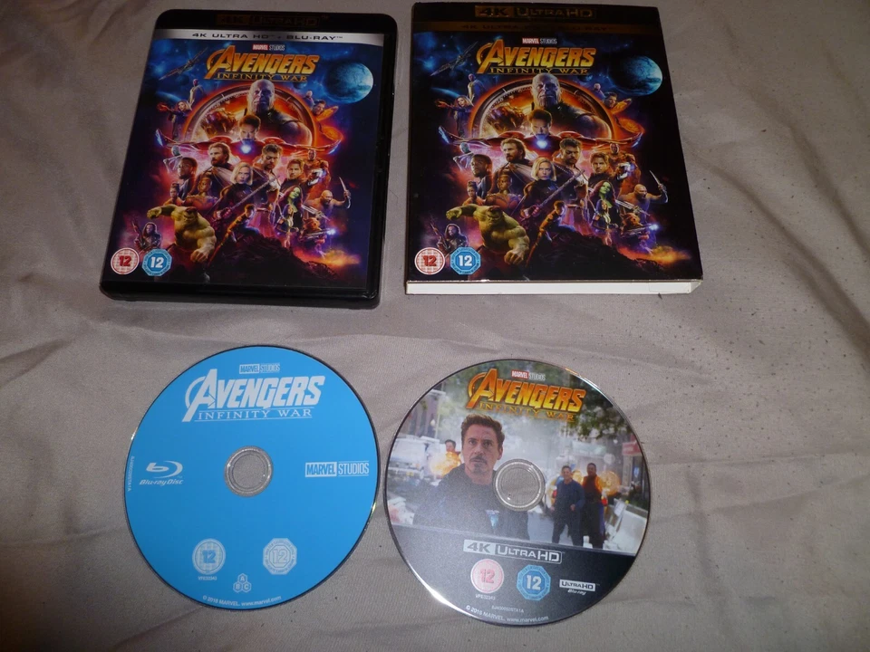 Avengers: Infinity War (4K UHD Blu-ray/Blu-ray, 2018) With Slipcover - Image 1 of 1