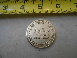 RARE TERADATA DOD TEAM OPERATIONAL SUPPORT DECKPLATE MILITARY CHALLENGE COIN - Picture 1 of 2