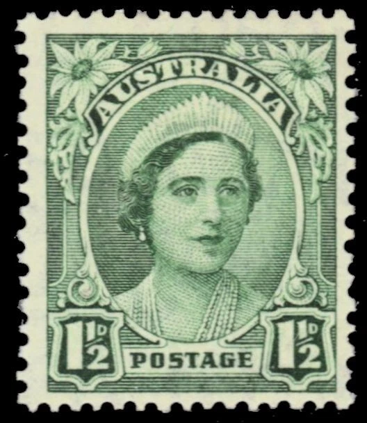 AUSTRÁLIA 192 (SG204) - Rainha Mãe Elizabeth "1942 Verde" (pb73721) - Imagem 1 de 1