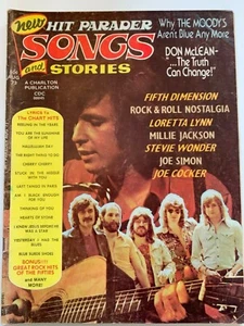 NEW HIT PARADER & SONGS STORIES AUG '73 STEVIE WONDER / MOODY BLUES / DON MCLEAN - Picture 1 of 7