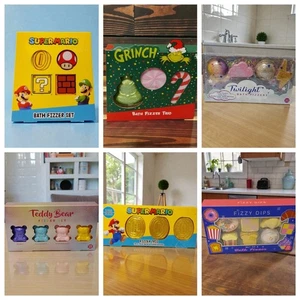 Luxury 6pc Bath Fizzer Gift Set – Assorted Shapes Relaxing Spa Collection - Picture 1 of 51