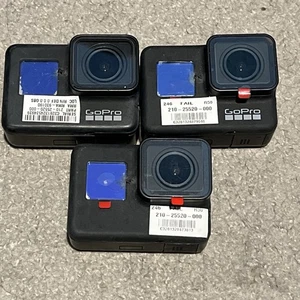 Lot of 3 GoPro Hero 7 Black cameras - As Is For Parts & Not Working - Picture 1 of 9