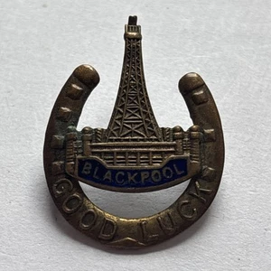Blackpool Good Luck Metal Badge. - Picture 1 of 2