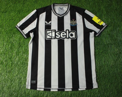 NEWCASTLE UNITED 2023/2024 FOOTBALL SOCCER MEN SHIRT JERSEY HOME CASTORE SIZE XL - Image 1 of 4
