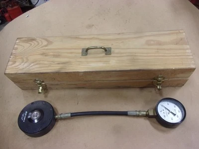 Hydraulic Compression Pressure Force Gauge Meter Tester Load Cell 0 - 3000 Lbs - Image 1 of 4