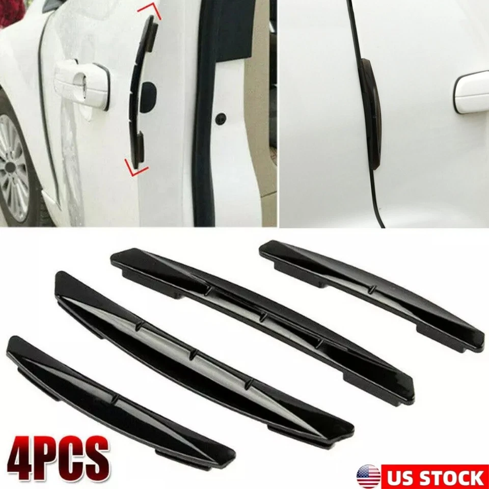 4x Protector de borde de puerta de coche Protector antiarañazos Tira de moldura Accesorios Foto 1 de 4