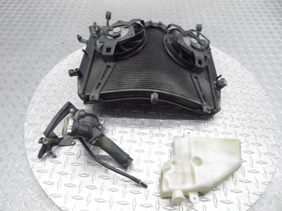 2009 06-12 Yamaha FJR1300 OEM Radiator Engine Cooling Fans Bottle Thermostat - Image 1 of 4