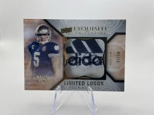 2013 Exquisite Collection Manti Te'o Logo Patch Rookie Auto #7/10 Notre Dame SSP - Picture 1 of 6