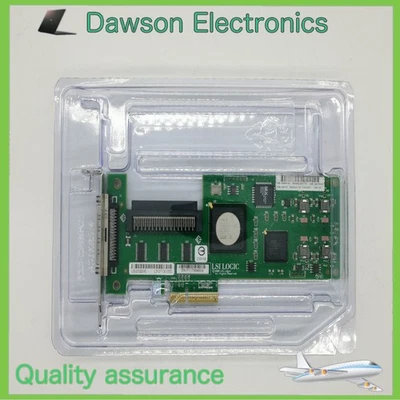 Low profile bracket Logic LSI SCSI LVD/SE Controller PCI LSI20320IE Express x4  - Image 1 of 4