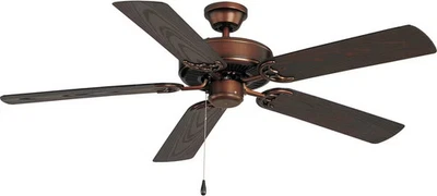 Maxim Lighting 89915OI Basic-Max 12.5" Outdoor Ceiling Fan in Oil Rubbed Bronze - Image 1 of 2