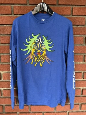 Volcom Long Sleeve Jamie Lynn Lib Tech Cult Early Year Design Small T-shirt Blue - Image 1 of 4