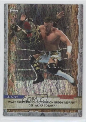 2020 Topps WWE Road to Wrestlemania Rainbow Foil Buddy Murphy #10 - Image 1 of 2