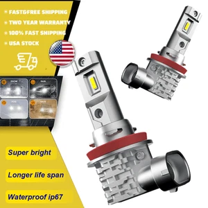 AUXITO H11/H8 LED Headlight Bulbs 6500K Super Bright 360000LM Hi/Low Beam Lights - Bild 1 von 12