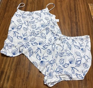 Super Soft Comfy Cloud Pajamas Sleep Set - Size Medium Auden Seashells - Picture 1 of 6