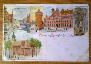 Ak Brandenburg an der Havel,    Litho  um 1900 - Bild 1 von 2